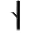 Salsbury Industries Salsbury Industries 4825BLK Decorative Mailbox Post Modern In Ground Mounted - Black 4825BLK